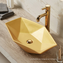 Baño de oro colorido caliente que vende el lavabo